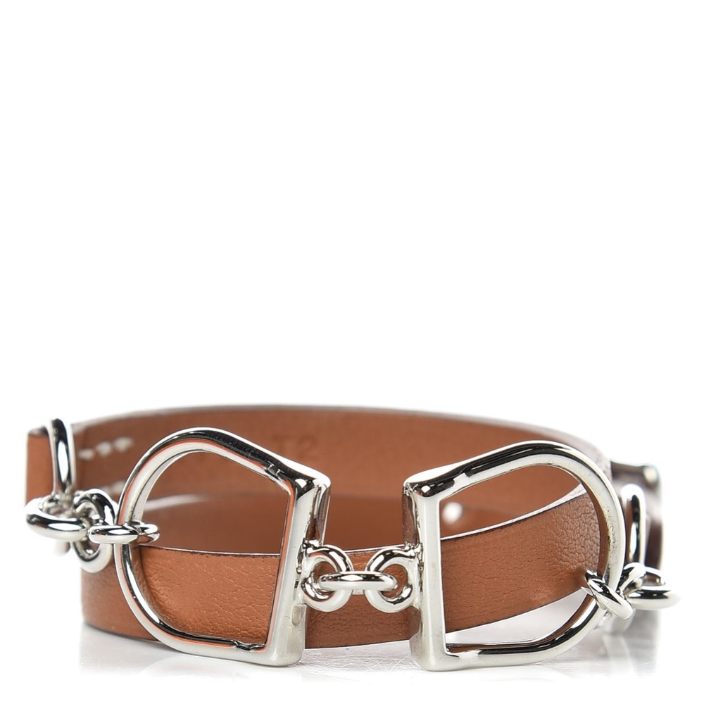HERMES Etrier Double Tour Bracelet